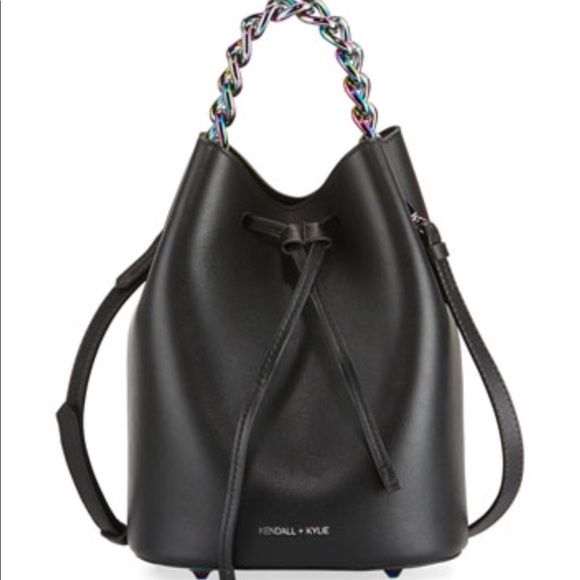 Kendall & Kylie Handbags - Kendall & Kylie ladies mini leather bucket bag